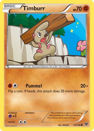 Timburr/146 - XY Base Set Reverse Holofoil-1