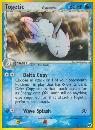 Togetic (Delta Species)/101 - Dragon Frontiers Holofoil-1