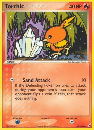 Torchic - 066/100 66/100 - Crystal Guardians Reverse Holofoil-1