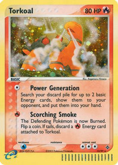 Torkoal/97 - Dragon Reverse Holofoil-1