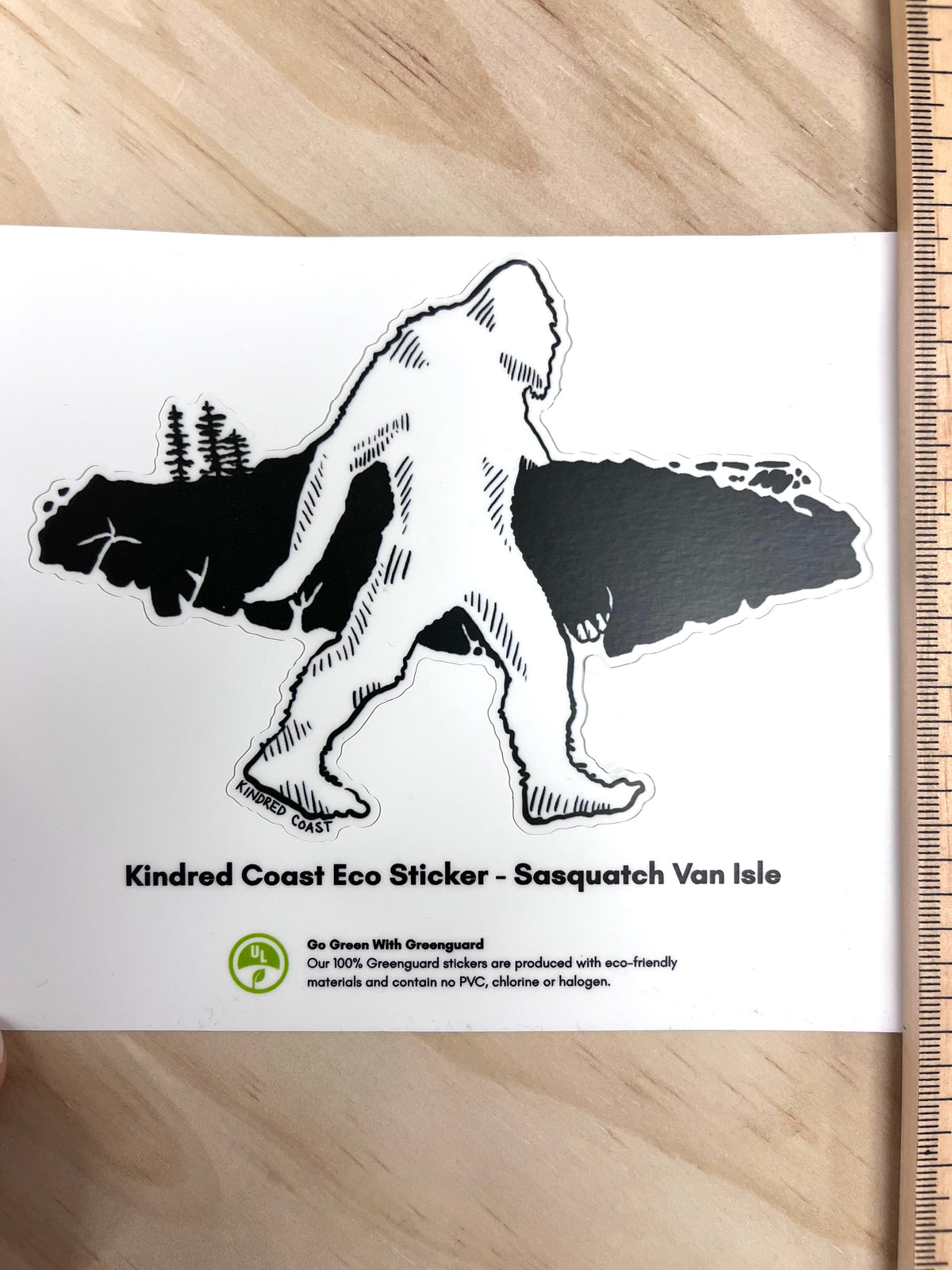 SASQUATCH VAN ISLE Eco Vinyl Stickers-4