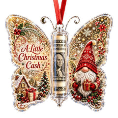 Christmas Butterfly Cash Gift Ornament-3