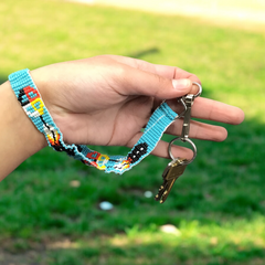 Turquoise Native American Style Wrist Lanyard-2