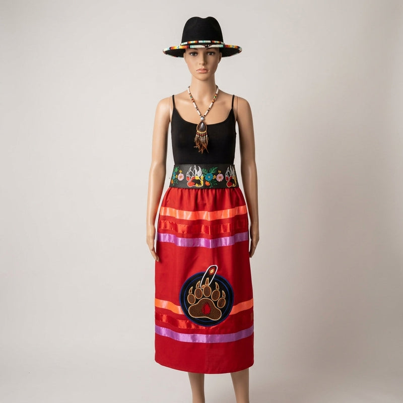 Heritage Leather Regalia Belt (Bear Paw)-6