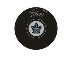 Palet autographié par Fraser Minten - Modèle autographe des Maple Leafs de Toronto-1