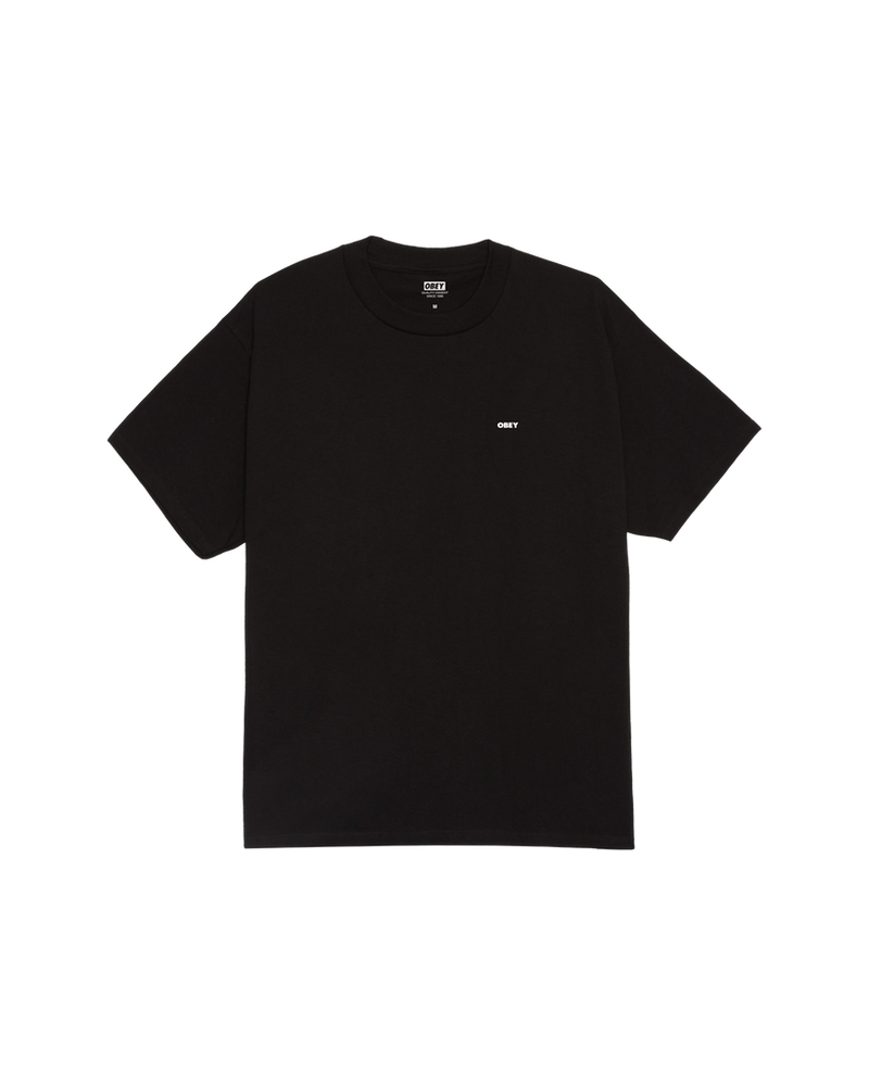 Obey 'Icon Stencil Flame' Tee - Black-1