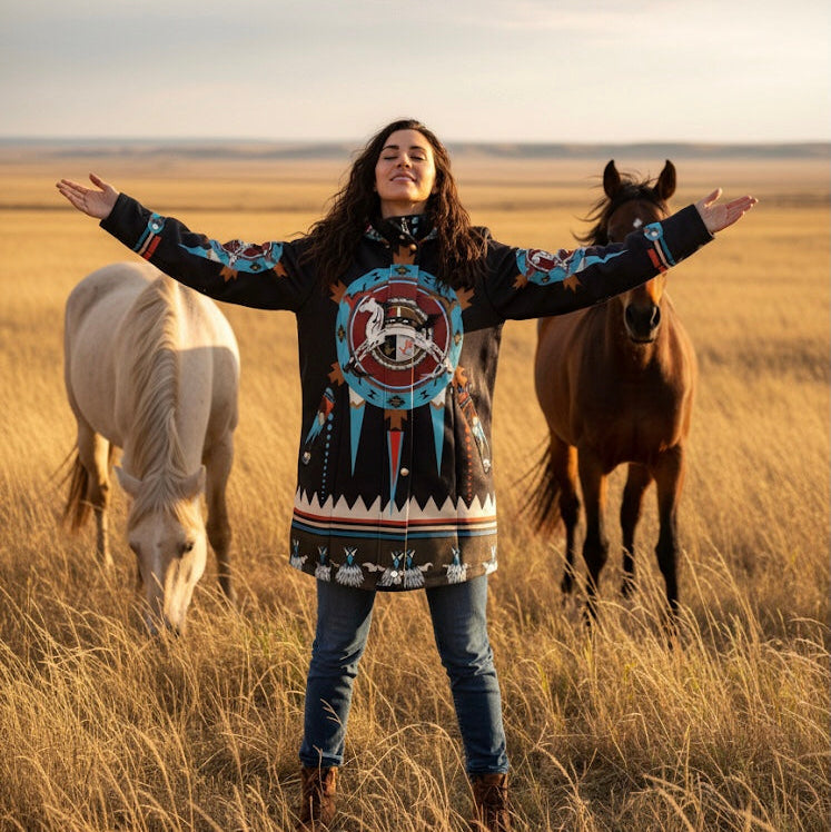Horse 3/4-Length Coat-2