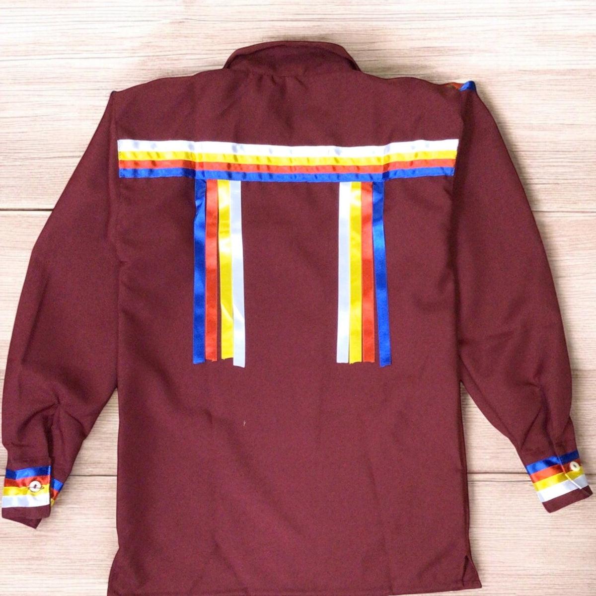 Maroon Youth Ribbon shirt-3