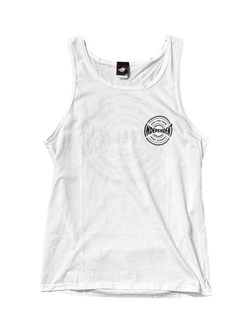 Independent 'Wheel Logo' Tank Top - White-1