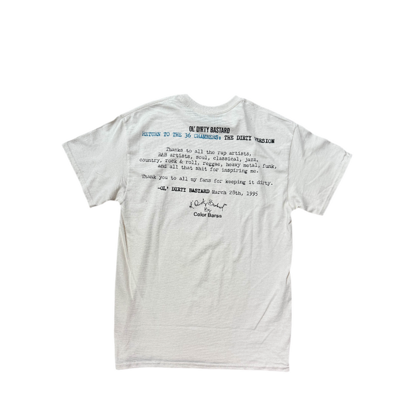 Color Bars x Ol’ Dirty Bastard 'CD' Tee - Beige-2