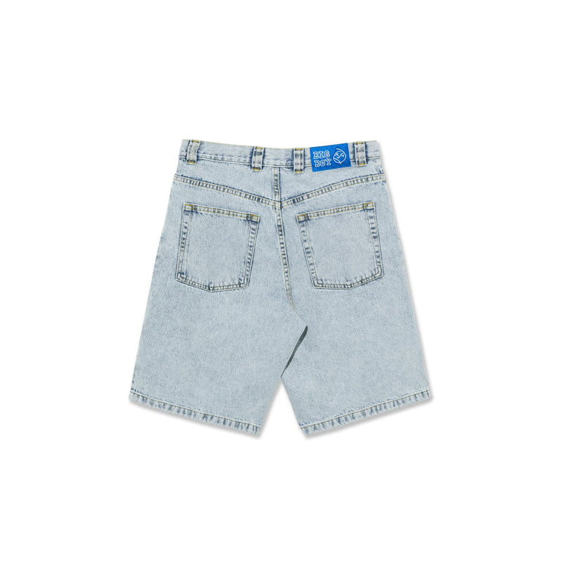 Polar Skate Co. 'Big Boy' Baggy Jean Shorts - Light Blue-2