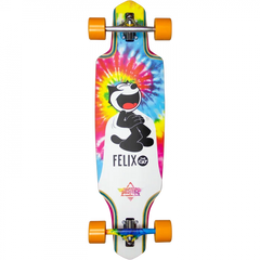 Dusters 'Felix the Cat' Complete Longboard - Tie Dye-1