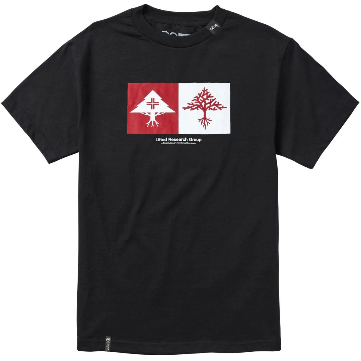 LRG 'Double Up Tree' Tee - Black-1