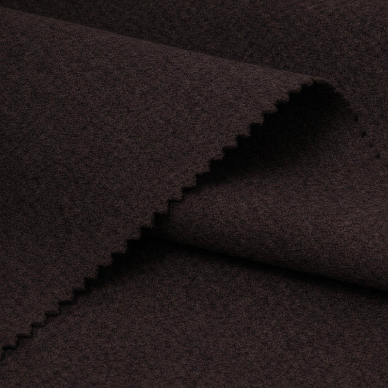 Heavyweight Melton Wool Fabric - 60% Wool Blend - By The Metre-9