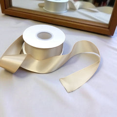 Ribbon Double Face Tan #836 -3.8 cm Wide-2