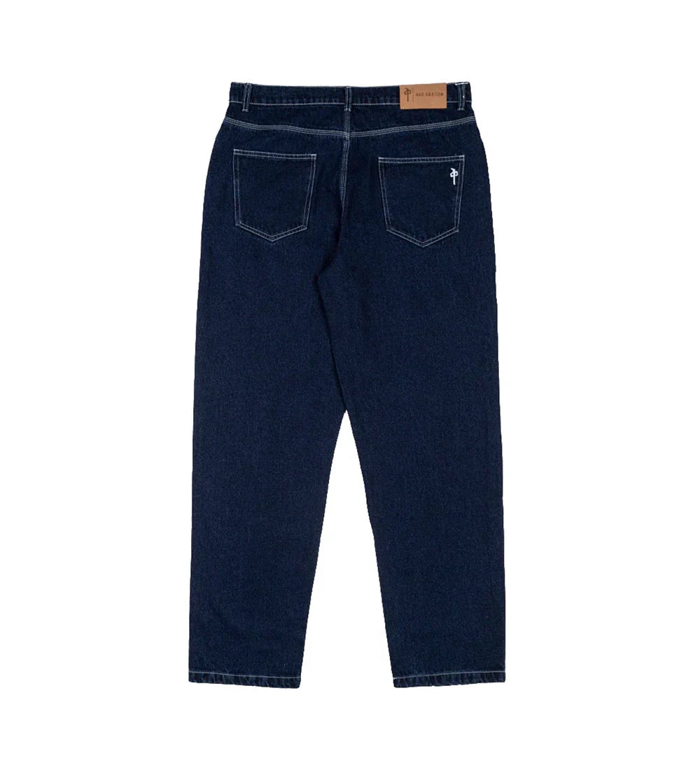 Red Dragon 'Franklin' Baggy Jeans - Dark Blue-1