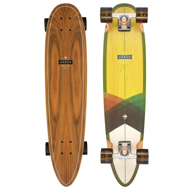 Arbor 'Breach Foundation' Complete Pintail Longboard - Multi-1