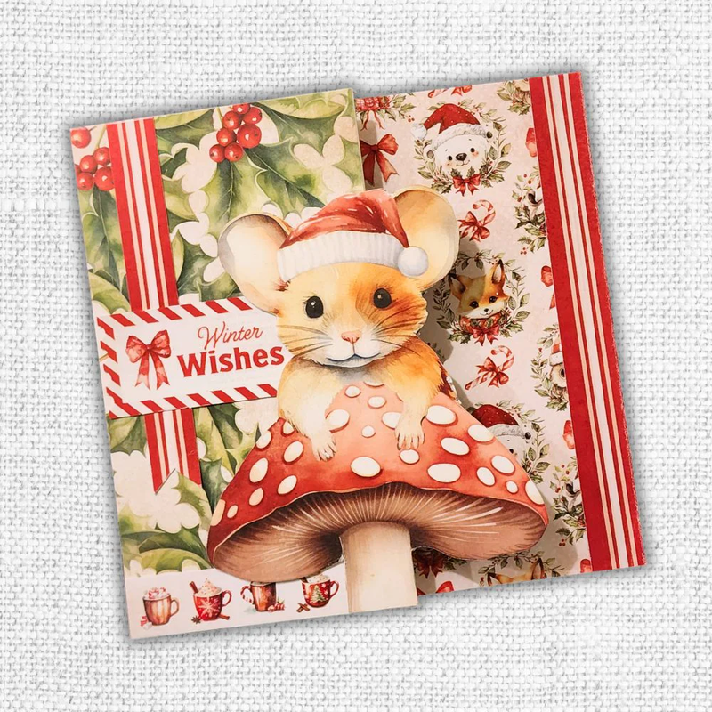 Woodland Christmas Embossed Die Cuts 33033-5