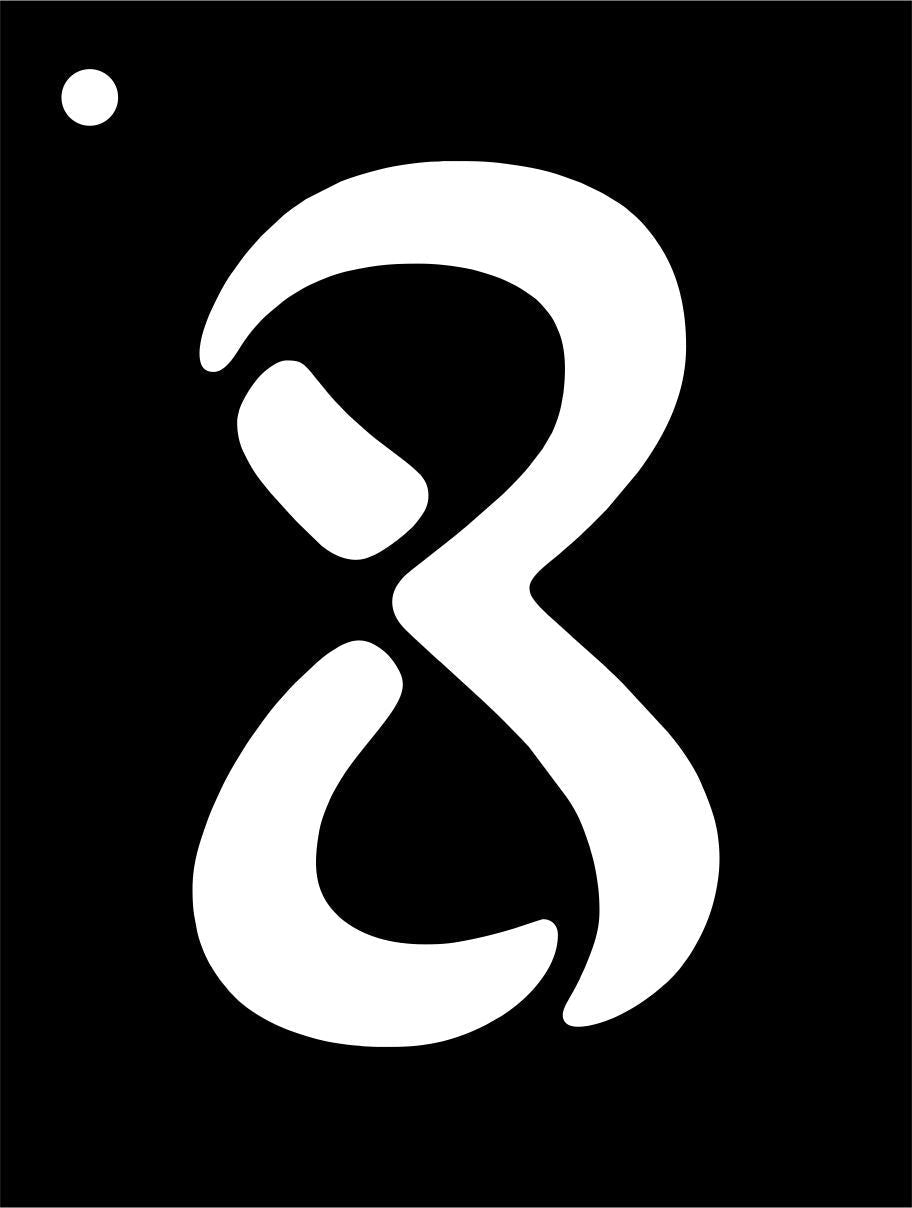 Mini Stencil Numbers-19