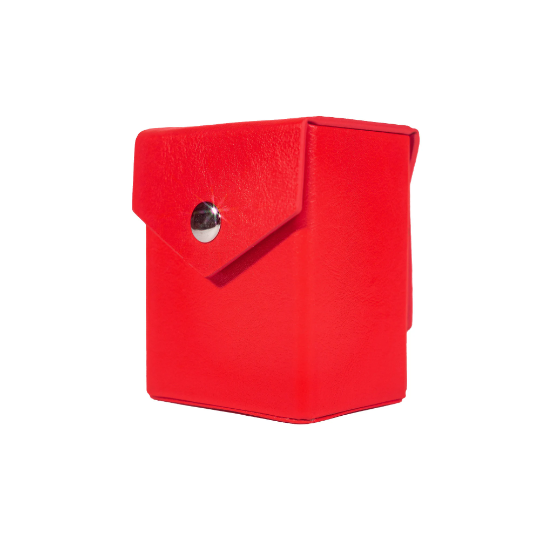Hero Red Deck Box + Belt Loop - Hard Shell Faux Leather-8
