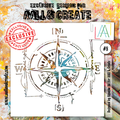 AALL and Create Stencil - 8 - Compass-1