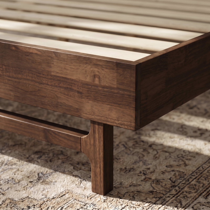 Elara Solid Wood Bed Frame-5