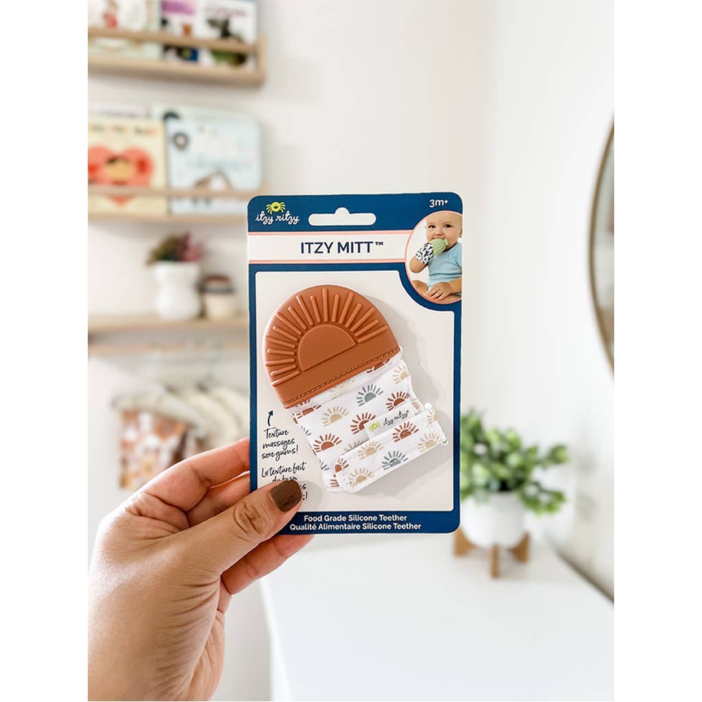 Itzy Ritzy Canada - Itzy Mitt™ Silicone Teething Mitts: Sun - Ages 0–24 Months-4
