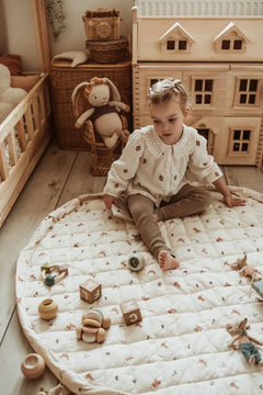 Organic Soft Babymat & Bag | Rabbit | play&go-3