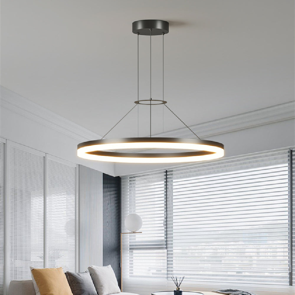 Creative Commercial Round Restaurant Chandelier-1