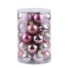 34 Christmas Ball Set 4cm Christmas Ornaments-21