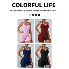 Women’s Seamless One-Piece Yoga Jumpsuit – Quick-Dry Backless Fitness Bodysuit-10