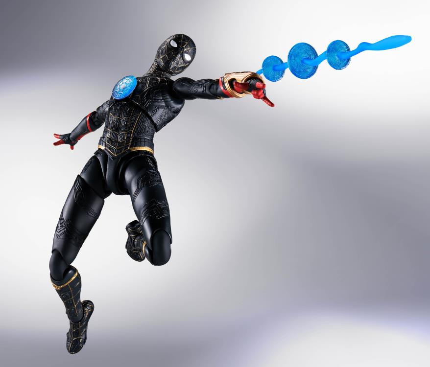 Spider-Man: No Way Home S.H.Figuarts Spider-Man (Black & Gold Suit)-6
