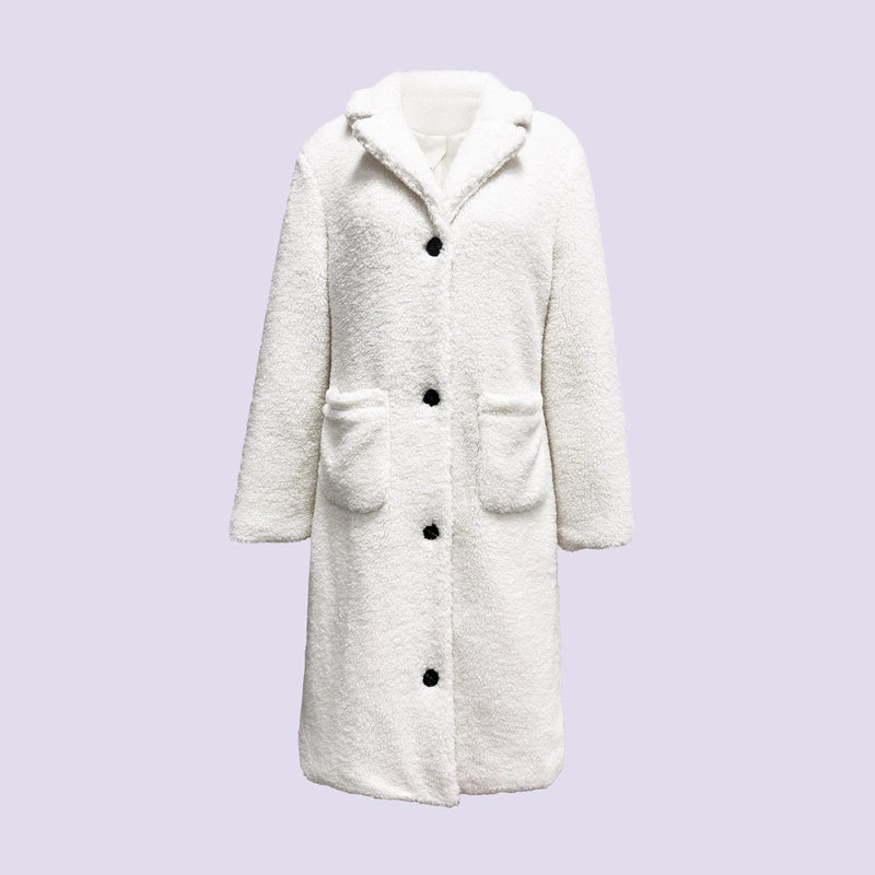 Women’s Long Winter Coat – Warm Autumn & Winter Full-Length Casual Outerwear Jacket-3