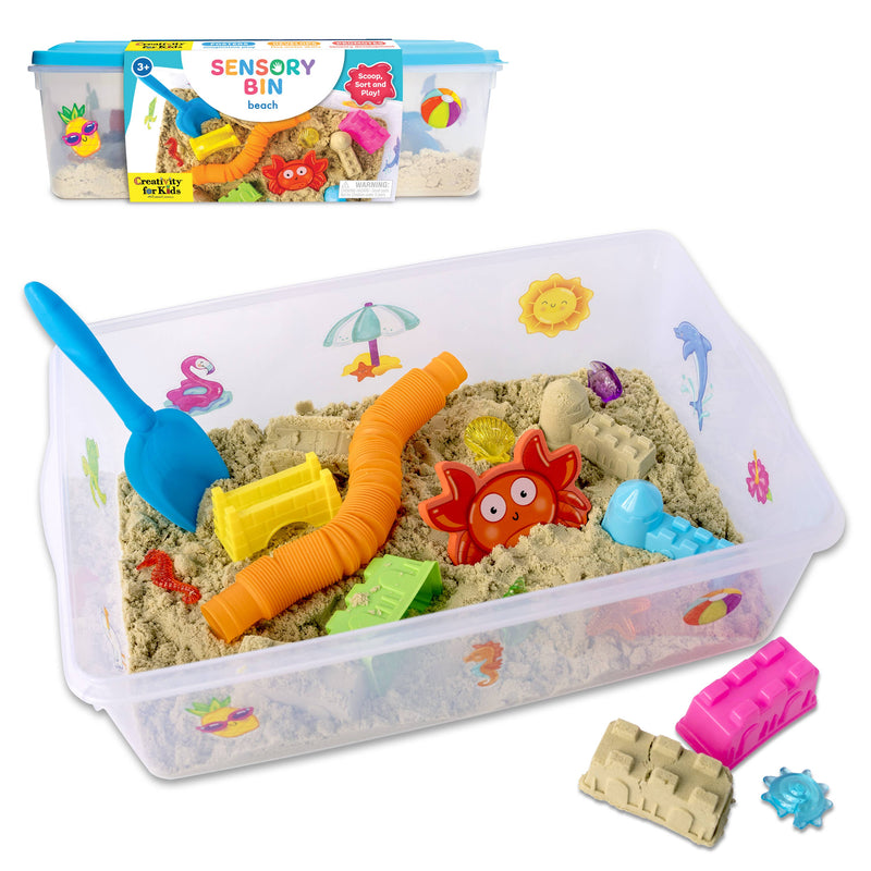 Faber-Castell / Creativity for Kids - Sensory Bin Beach Activity Bin - Ages 3+-1