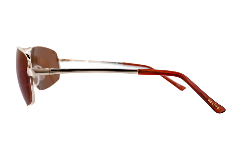 Boléro Alestro — Metal Browline Polarized Sunglasses-11