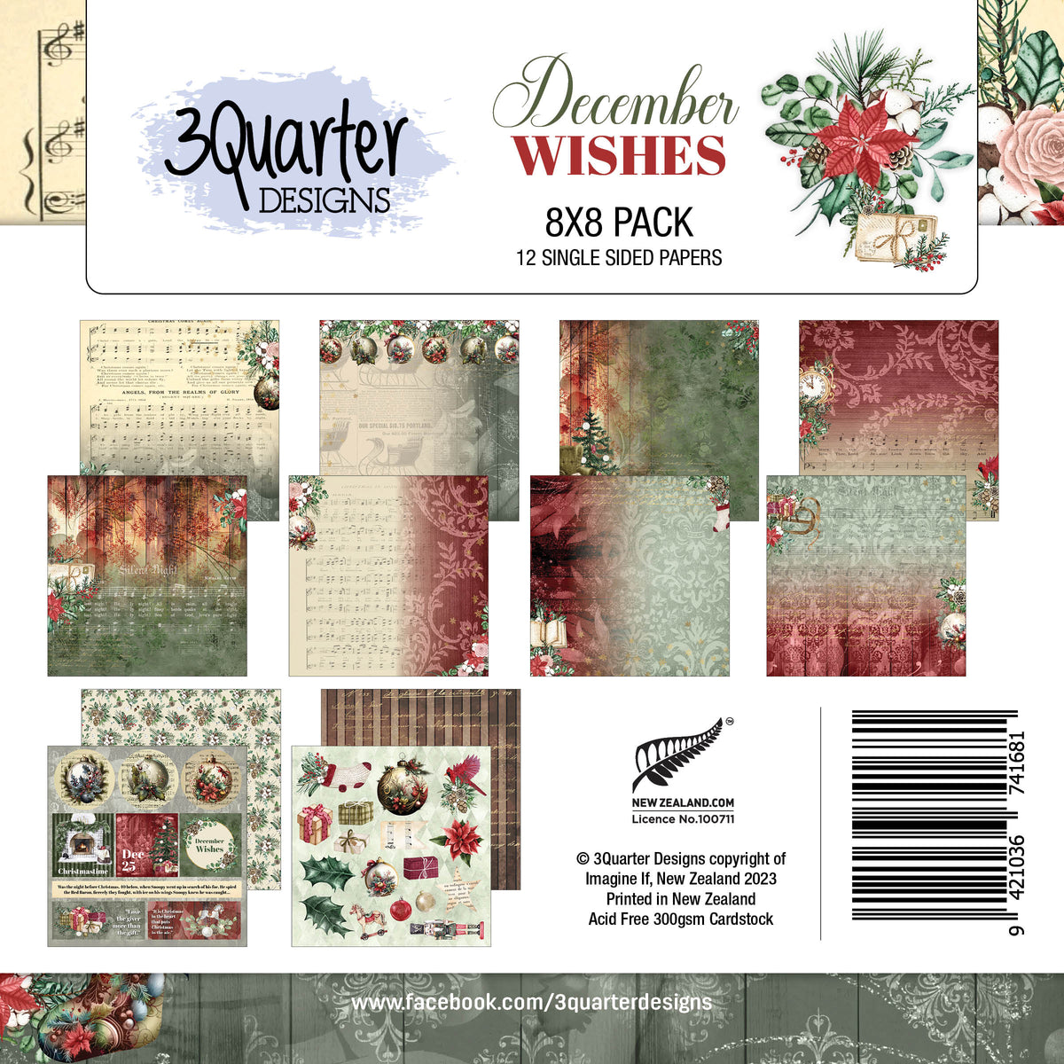 December Wishes 8x8 Pack-1