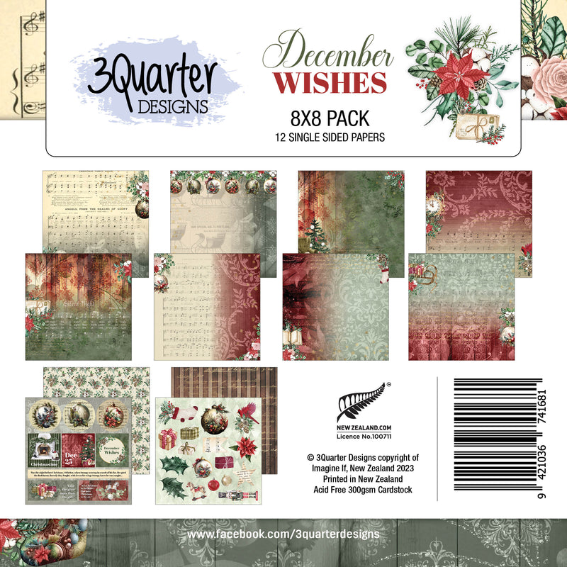 December Wishes 8x8 Pack-1