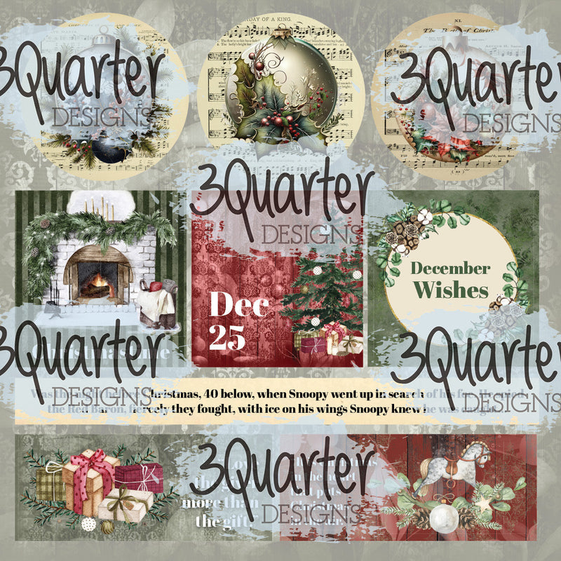 December Wishes 8x8 Pack-10