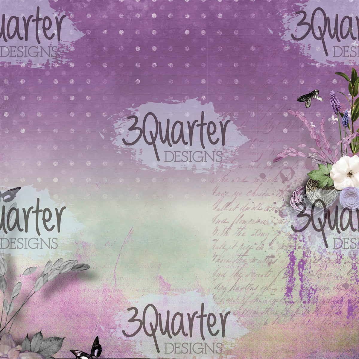 3Quarter Designs - Enchanted Amethyst - Paper Pad 8 x 8-2
