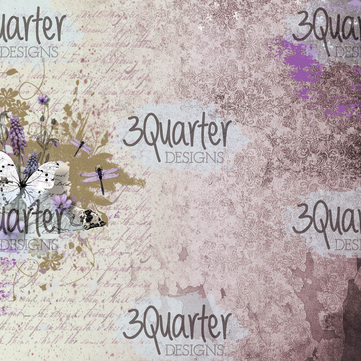 3Quarter Designs - Enchanted Amethyst - Paper Pad 8 x 8-3