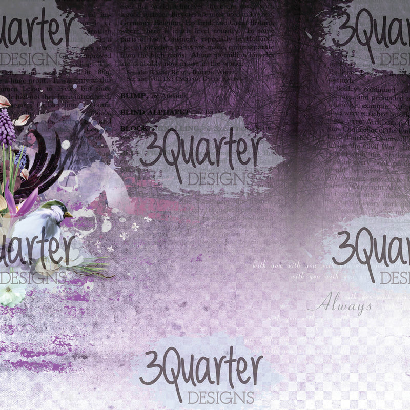 3Quarter Designs - Enchanted Amethyst - Paper Pad 8 x 8-6