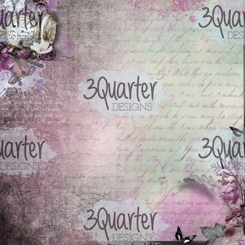 3Quarter Designs - Enchanted Amethyst - Paper Pad 8 x 8-7