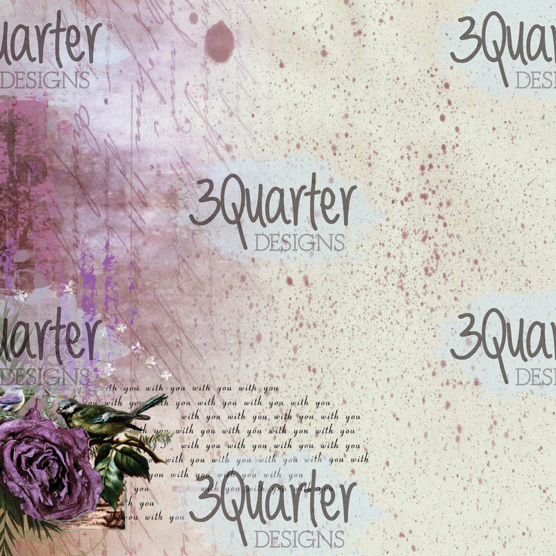 3Quarter Designs - Enchanted Amethyst - Paper Pad 8 x 8-8