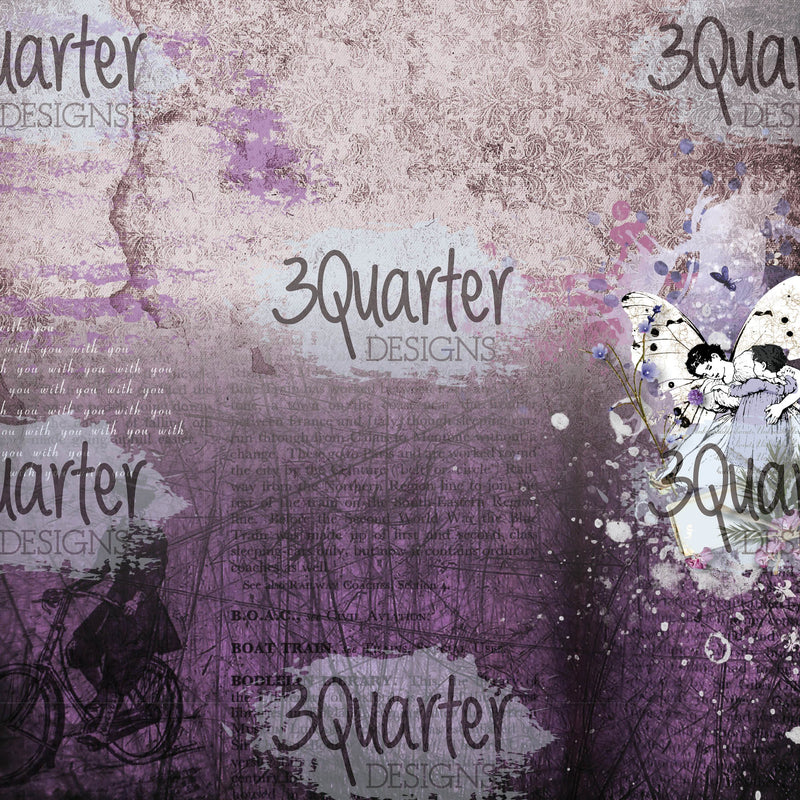 3Quarter Designs - Enchanted Amethyst - Paper Pad 8 x 8-9