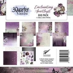 3Quarter Designs - Enchanted Amethyst - Paper Pad 8 x 8-1
