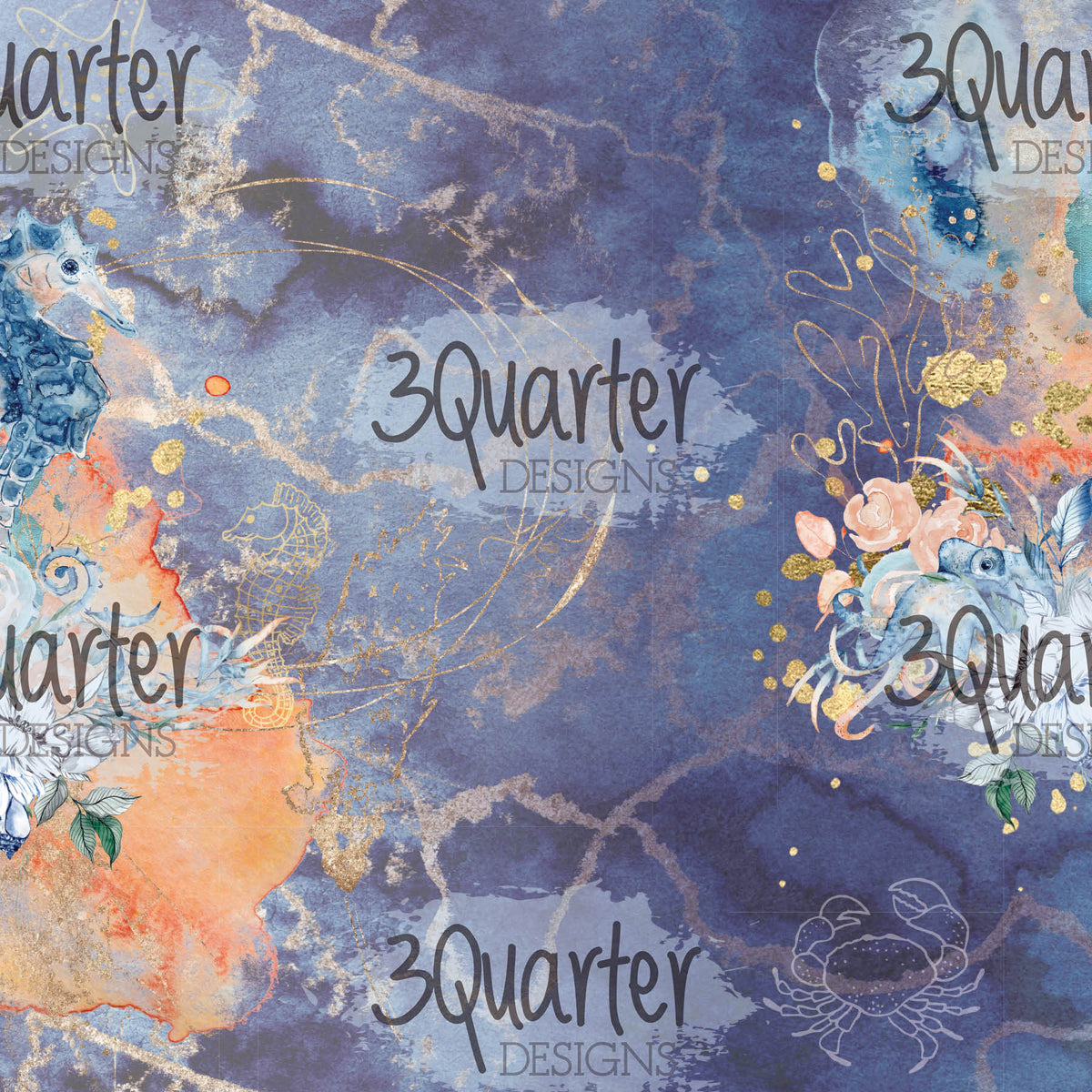 3Quarter Designs - Ocean Lovers - Paper Pad 8 x 8-7