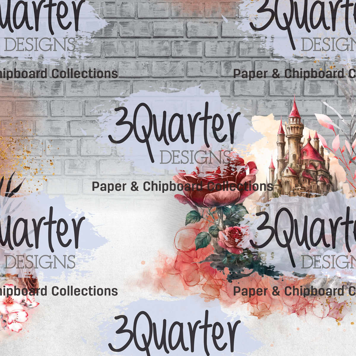 Spellbound Rose 8x8 Pack-9