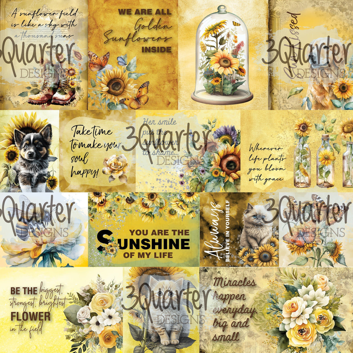 Sunflower Elixir 8x8 pack-10