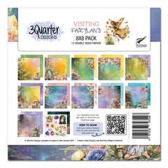 3Quarter Designs Visiting Fairyland 8x8 Paper Pack-1
