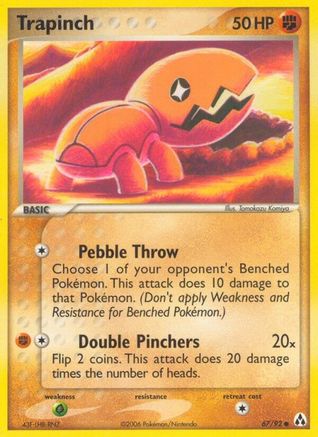 Trapinch 67/92 - Legend Maker Reverse Holofoil-1